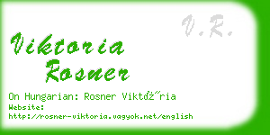 viktoria rosner business card